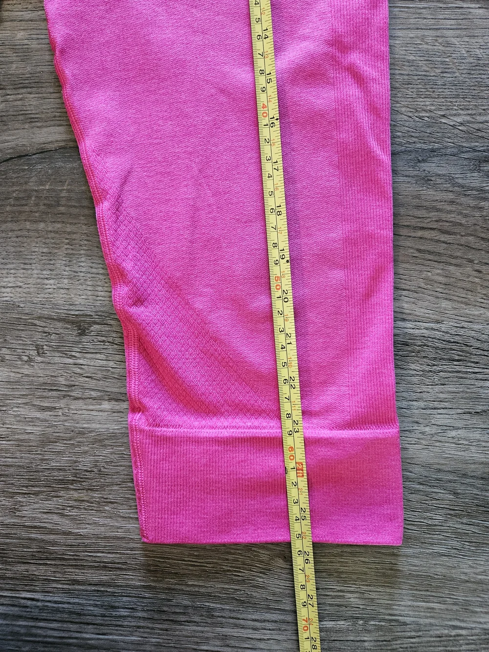 Lululemon‎ Seamlessly Street Crop Hot Pink / Jewelled Magenta Leggings